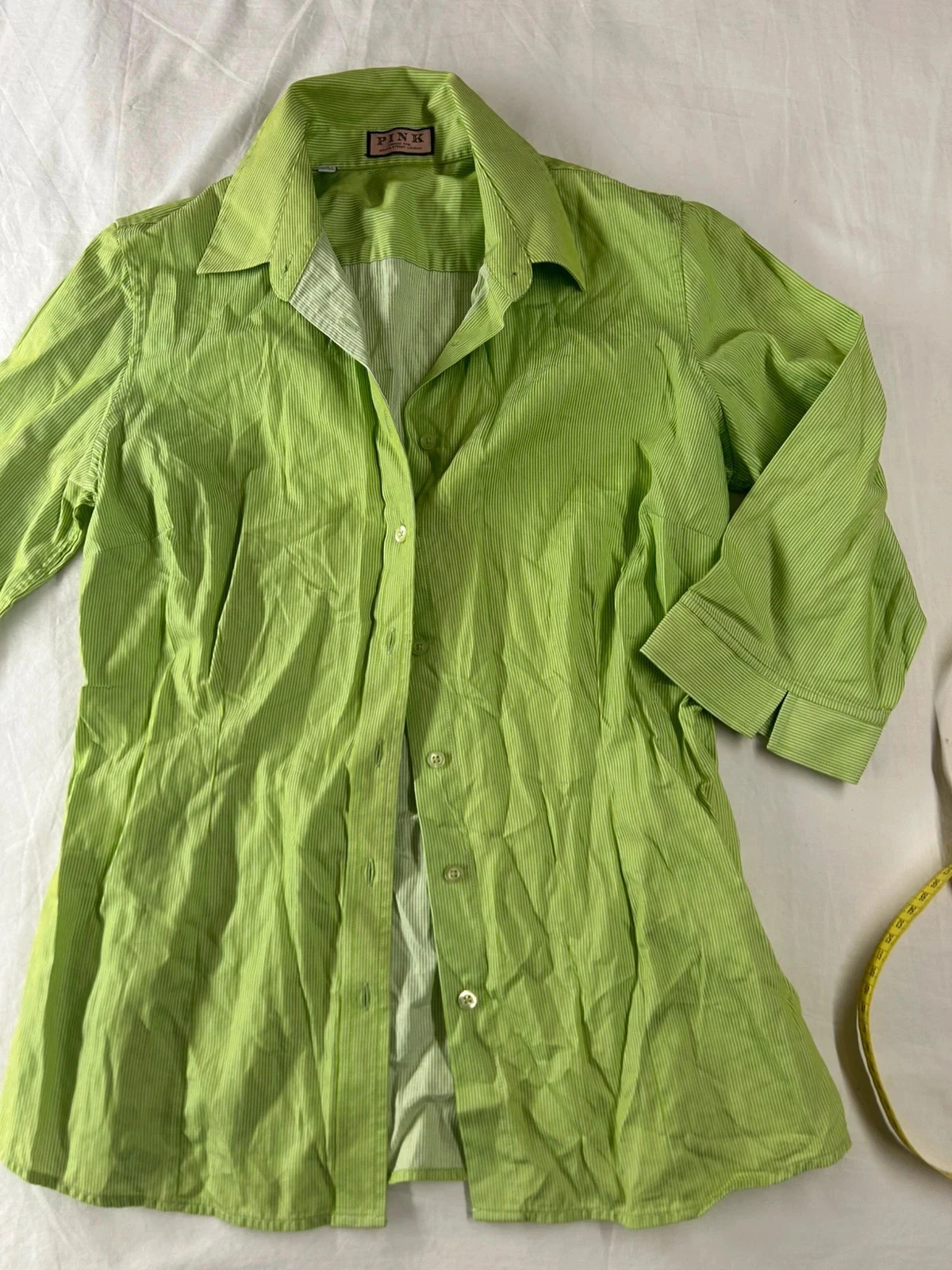 Thomas Pink green pink striped shirt – photo 2